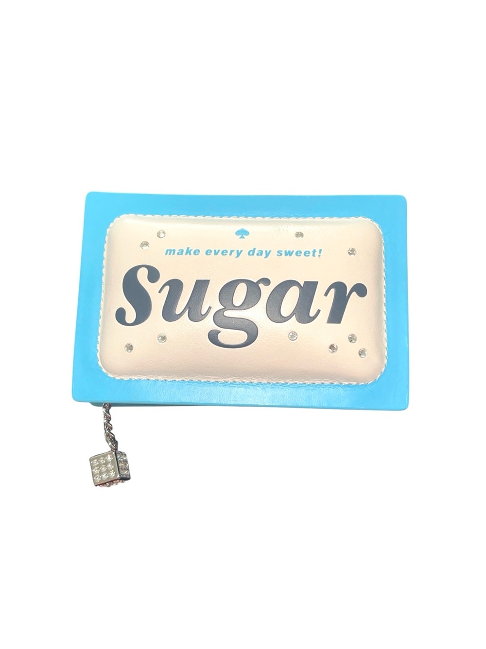 KATE SPADE COFFEE BREAK 3D SUGAR PACKET SMALL CARD HOLDER - Picture 5 of 8